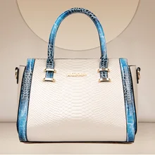 Luxus Frauen handtasche der Desinger Mode Damen Umhängetasche Hochwertigen Pu-leder Alligator Casual-einkaufstasche
