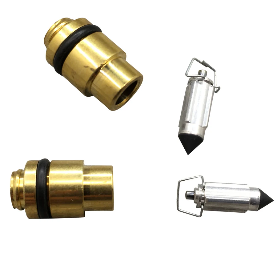 

2 Set Motorcycle Carburetor Needle Valve+Seat Motocross Repair Parts For Mikuni Carb GN125~250 GS200~250 XJR400 GSX GTX SPX XP