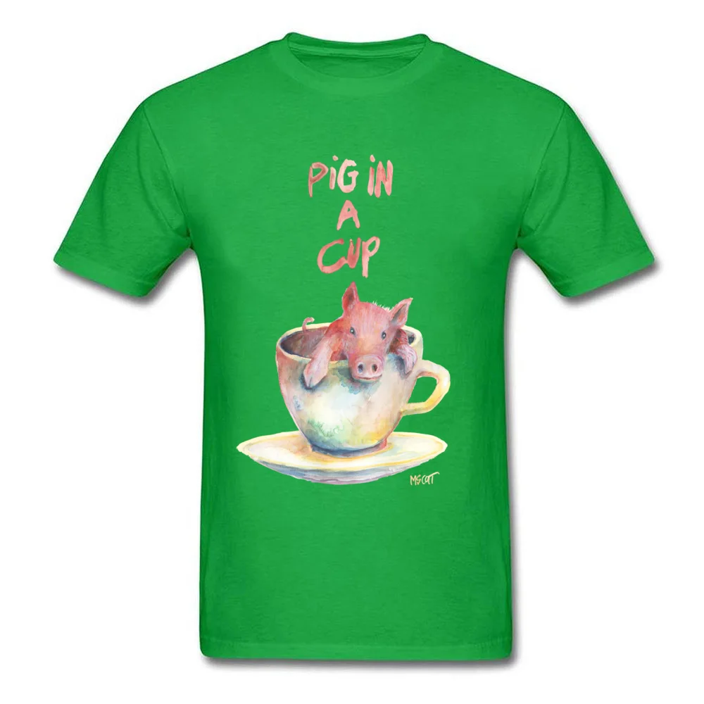 Pig in a Cup by Michelle Scott_green