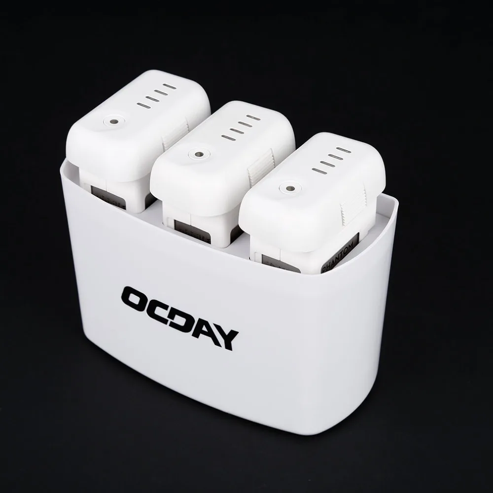 

OCDAY 3 in 1 3 Port Battery Dock Battery Charger for DJI Phantom 2 3