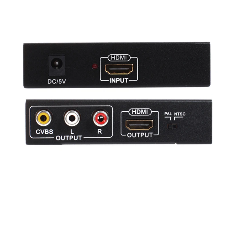 1080 P HDMI К AV конвертер масштабирования к RCA Splitter 2 в 1 для PS4 Apple ТВ DVD STB|Кабели HDMI| |