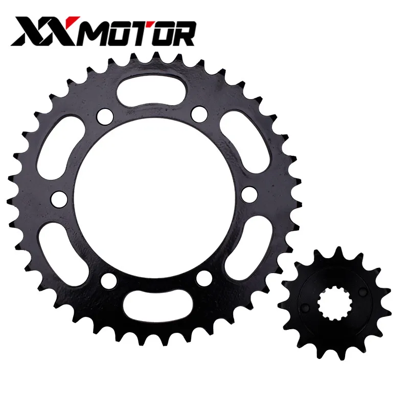 

A Set Front And Rear Chain Sprocket Gear Disc Wheel Kit For Kawasaki ZZR250 ZZR 250 Motorcycle Accessories