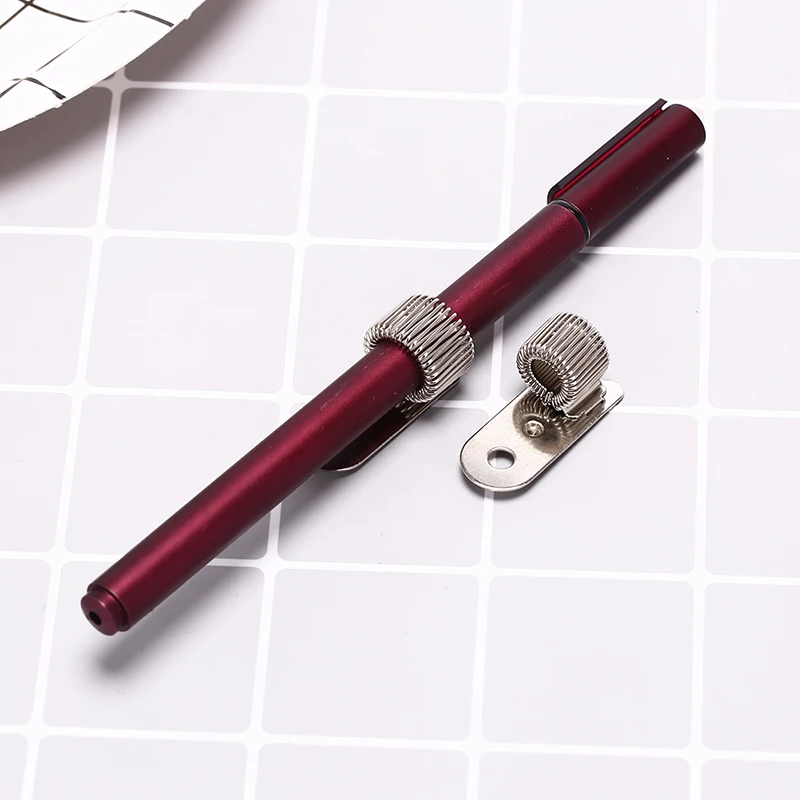 

1pcs Creative Single Hole Metal Pen Holder With Pocket Clip Doctors Nurse Uniform Pen Holders 32*12mm