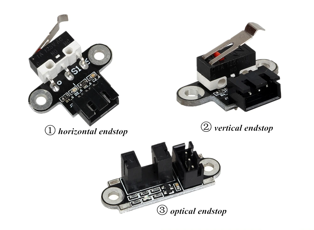 printer motor 10pcs/Lot Lerdge Vertical Horizonal Optical Endstops Limit Switch With 1m Cable For 3D Printer Parts precisioncore printhead