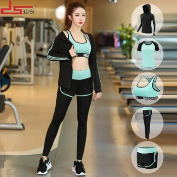 

yoga set high waist professional sports wear women gym clothing fitness workout clothes sport suit jogging sportswear tracksuit