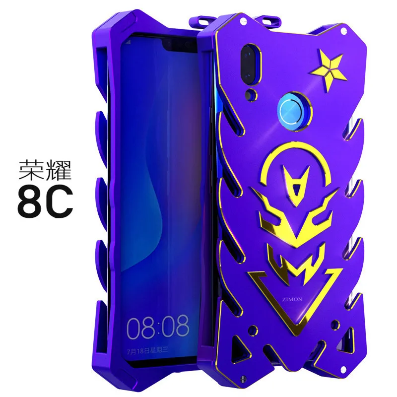 Zimon Armor II авиационный алюминиевый металлический чехол для Huawei Honor 8C мощные уличные
