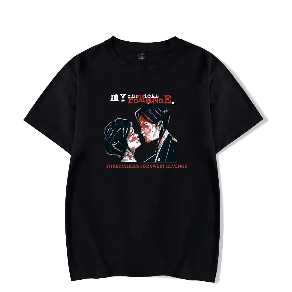 Футболка с романтичным принтом My Chemical крутая модная летняя футболка для мужчин и