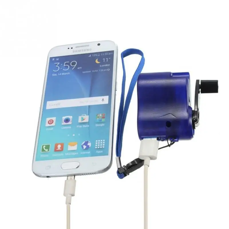 

Emergency Hand-Cranking Dynamo Electric Generator USB Charger for Mobile Phone/MP4 Charger in Travel