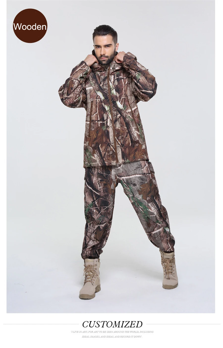 Ice Winter Suit Fly Fishing Clothes Camouflages Men (31)