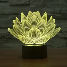 Светодиодный 3d-ночник Новинка Lotus 3D Bulbing USB сенсорный выключатель, настольная лампа Star Wars Luminaria de Mesa Vision Illusion