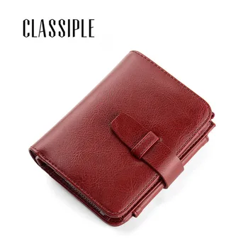 

Wallet Women Split Leather Retro Wallet Female Zipper Short Womens Wallets Small For Cards Coin Purse Girl Purses Ladies Vintage