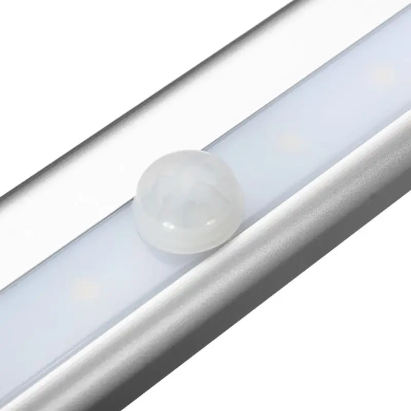  10 LED IR Infrared Motion Detector Wireless Sensor Lighting Closet Night USB Battery Recharging Lam - 32960719379
