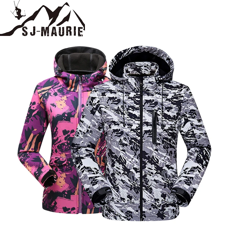 

6 Colors Windproof Super Warm Detachable Hood Skiing Snow Jacket Couple Winter Snowboard Ski Clothing Ski Jacket Waterproof Coat