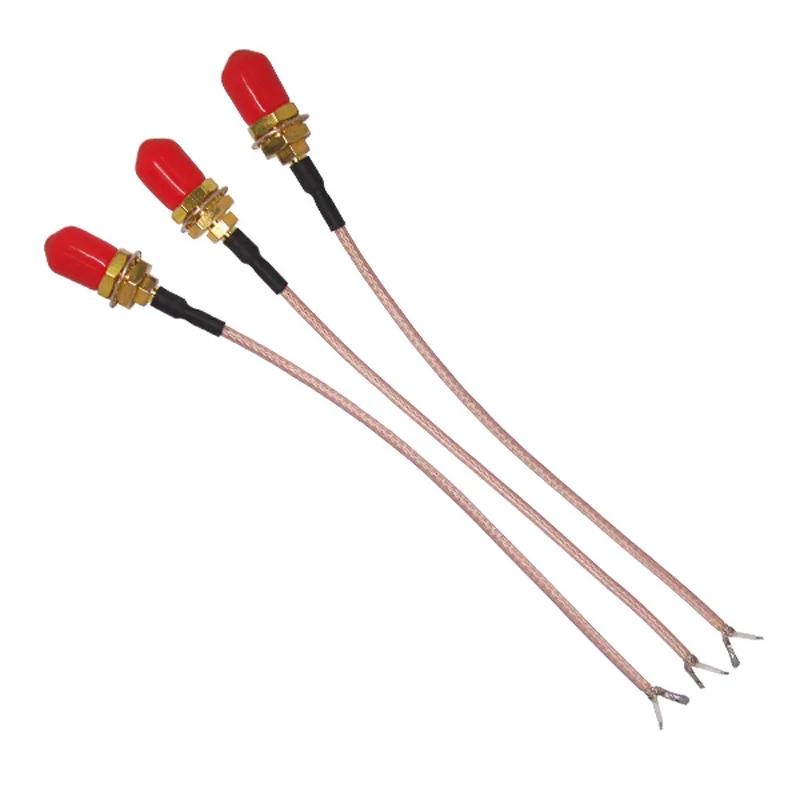 

G-NiceRF 100pcs pigtail Female Head SMA Coaxial Extension Cords SMA antenna cable with 30cm cable