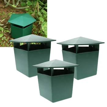 

Pack of 3, Garden Eco-friendly Snail Cage Slug House Catcher Trap Trapper Control