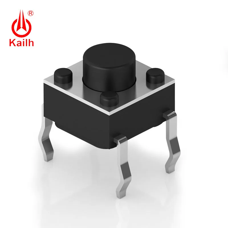 

Kailh 200pcs 6*6*4.3~13mm Tactile Switch DIP Middle 4 pin ever 6x6x5button Touch switch