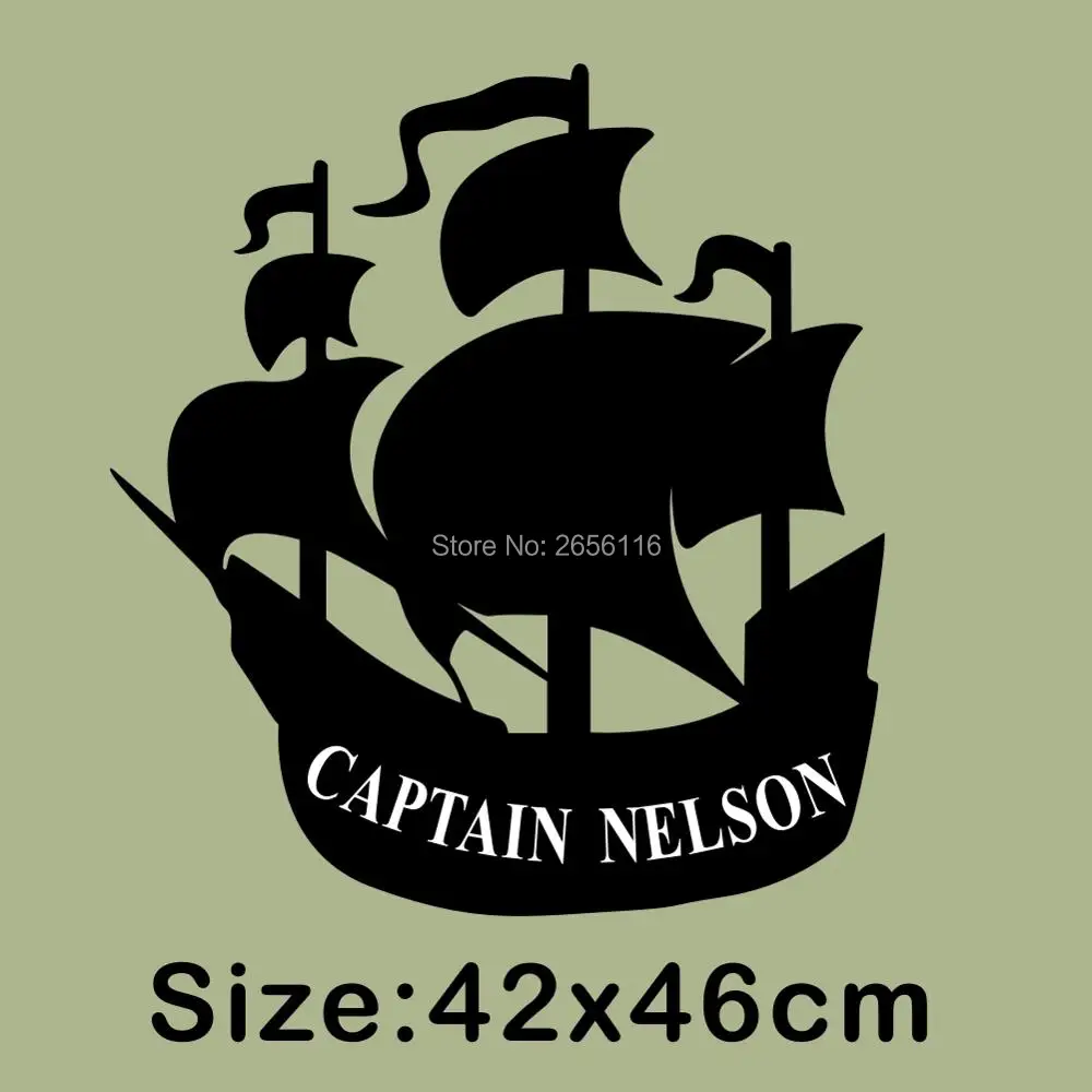 Personnalis Gar Ons Nom Wall Sticker Bateau Pirate Stickers Muraux Personnalis Gar Ons Nom Wall Sticker Bateau Pirate Stickers Muraux