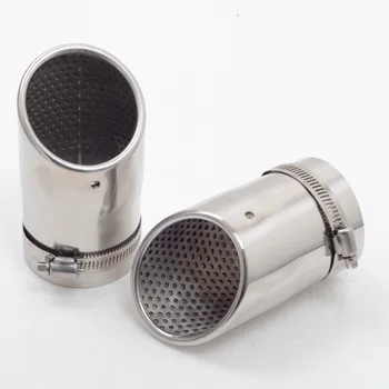 

For Volkswagen Eos Passat CC 2008-2012 Top Quality Exhaust Muffler Tip Pipe Tailpipes End Pipes Silencer Trims Auto Parts 2pcs