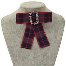 5 шт., Хрустальный женский и мужской клетчатый галстук-бабочка в горошек, галстук-бабочка, платье, рубашка, галстуки, тканевые галстуки-бабочки, воротник Vestidos