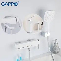 GAPPO Кран для ванной s ванной кран латунный кран настенный белый воды смесители Ванна смеситель
