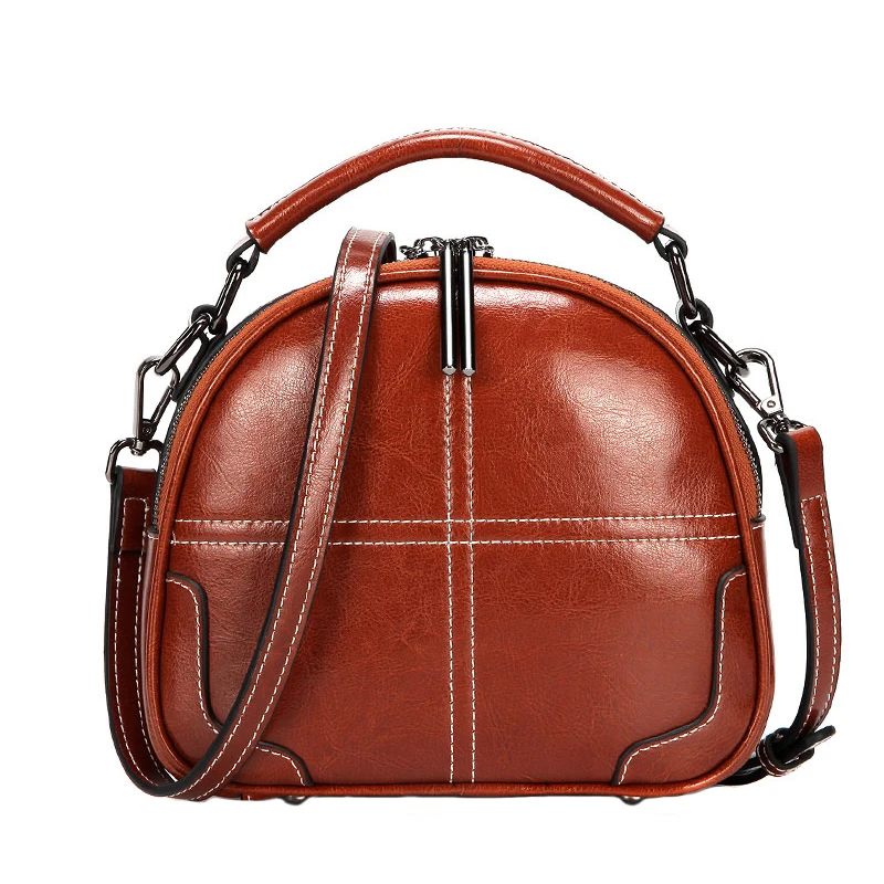  Bag female 2019 new fashion leather handbag wide shoulder Messenger bag Korean version of the mini 