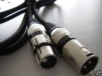 

10 XLR Male to XLR Female Microphone Plug Cable 2m 604