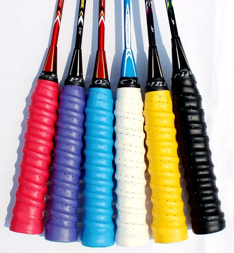 Free Shipping 5Pcs/Lot Anti skid Sweat Absorbed Badminton Racket Grip