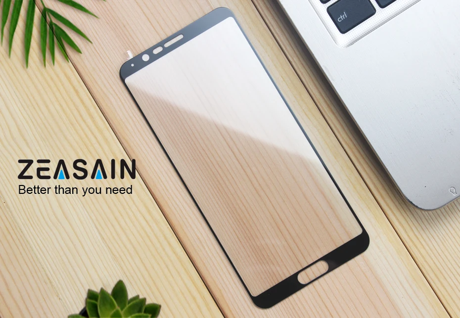 2 Pack Original ZEASAIN 2.5D Full Cover Tempered Glass Screen Protector For Huawei Honor View 10 Honor V10 V 10 9H Glass Film (6)