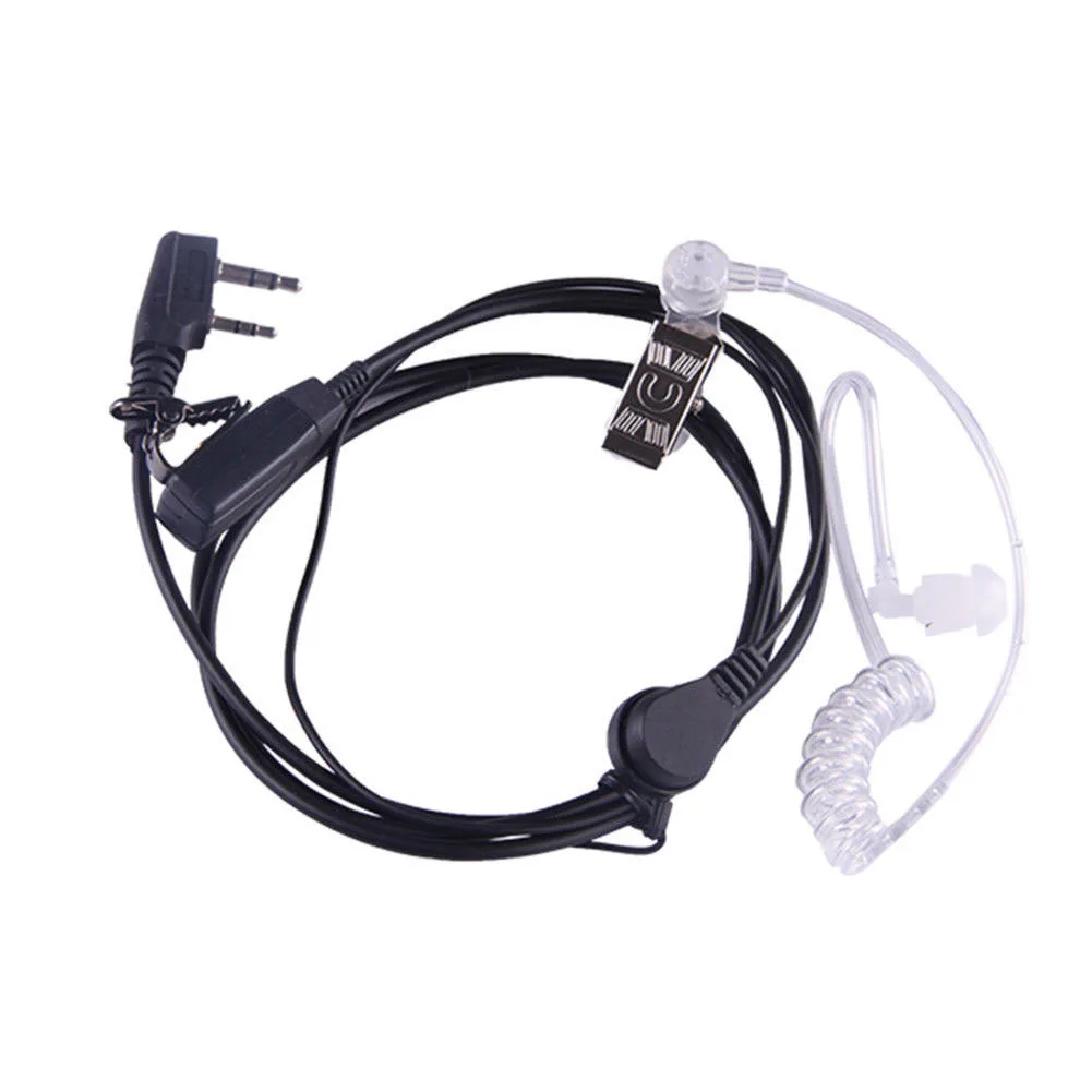 

Noise Canceling 2Pin Air Conduit Earphone Interphone Universal Gift Transparent Lightweight Security Earpiece