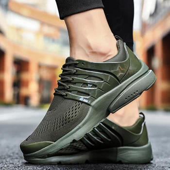 

Summer Breathable Shoes Men Casual Sneakers Trainers Male Mesh Lace Up Tenis Krasovki Basket Homme 2019 Espadrilles Dropshipping