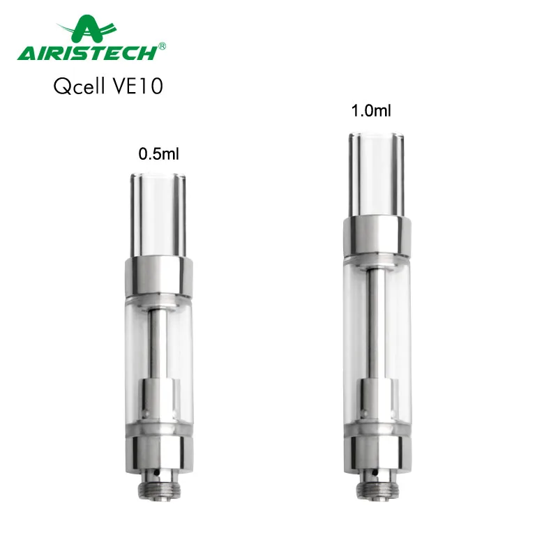 

100% Original Airistech VE10 Atomizer e-Cigarettes Tank 0.5ml 1.0ml Capacity Quartz Cell Coil Vape Pen Vaporizer Atomizer Tank