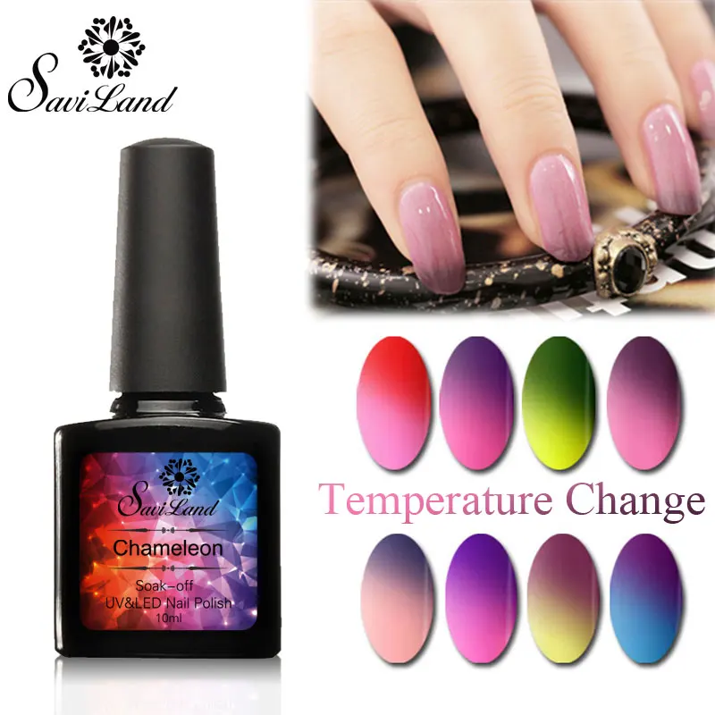 aliexpress com buy saviland 10ml temperature thermo gel mood color nail polish designs