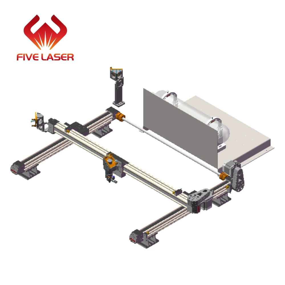 

Laser mechnical parts XY linear guide motion kit 1000*800mm working area with single head for CO2 laser cutter DIY