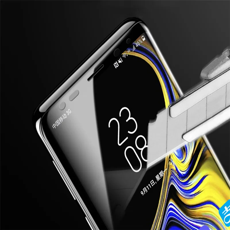 Защитная пленка на весь экран для Samsung Galaxy Note 9 8 закаленное стекло galax Note9