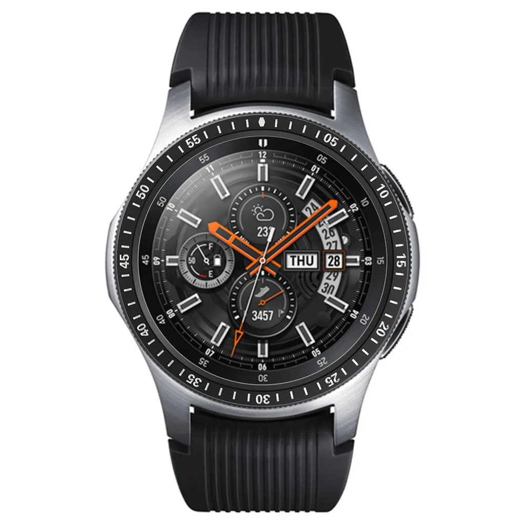 46 мм нержавеющая сталь для samsung Galaxy Watch для samsung gear S3 46 мм ободок кольцо клейкая крышка против царапин Металл# y4