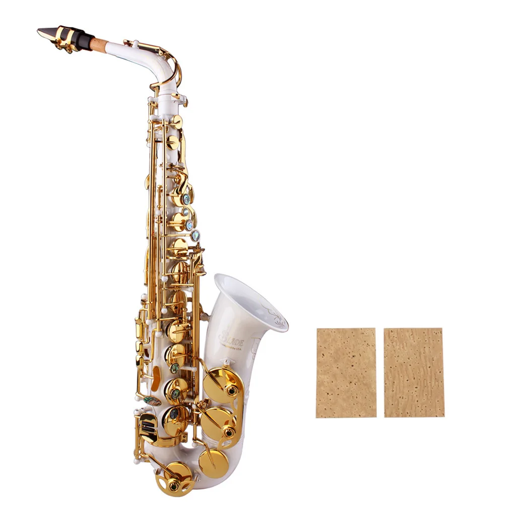 4Pcs 61 x 40 x 2mm Natural Saxophone Neck Cork Sheet for Soprano/Tenor/Alto Sax Parts