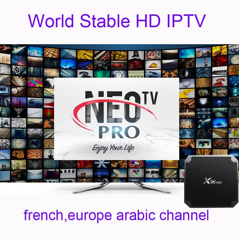 

Android tv box x96 mini arabic europe iptv code smart streaming tv player IPTV subcription hd265 m3u vod mag