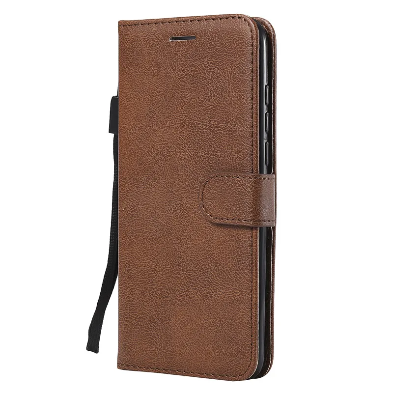 

For Huawei Honor 8A/Y6 2019/Y6 Pro 2019 Case Flip Cover Wallet Stand Pure Color PU Leather Mobile Phone Bags Coque Fundas