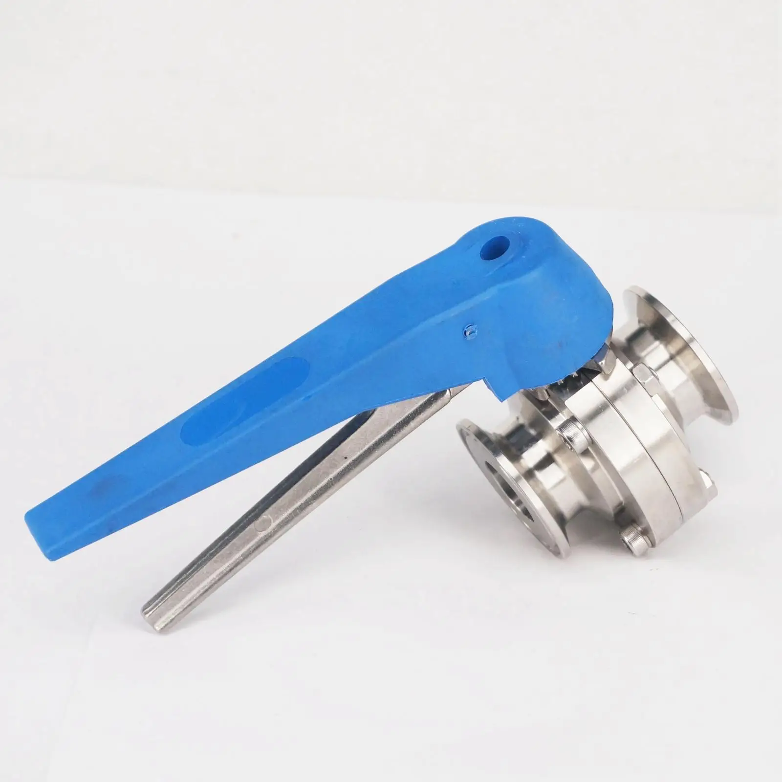 

Fit Tube O.D 102mm Ferrule O.D 119mm Tri Clamp 4" 304 Stainless Steel Sanitary Tri Clover Clamp Butterfly Valve Brew beer