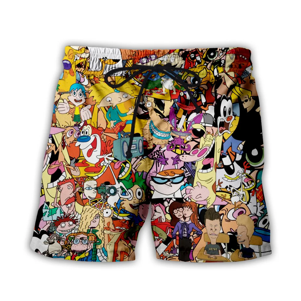 Г.; 90 s; толстовка с 3d принтом с героями мультфильмов для мужчин и женщин; толстовки с героями мультфильмов; одежда; moleton masculino; размеры XS-7XL; - Цвет: shorts