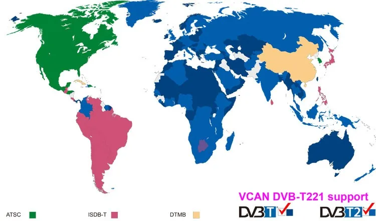 Dvb t2 Автомобильная поддержка DVB-T и автомобильный DVB-T2 телеприставка 2 тюнера 2 антенны для Европы и России