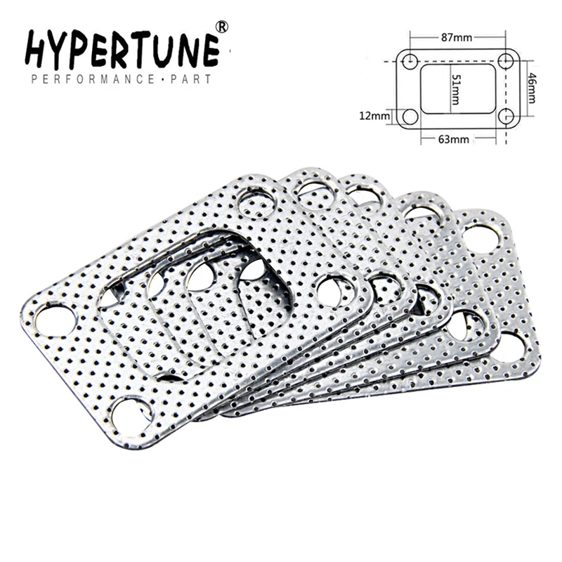

Hypertune - (5PCS/LOTS) T3 ALUMINUM TURBO CHARGER INLET MANIFOLD FLANGE DOWN PIPE GASKET HT4951