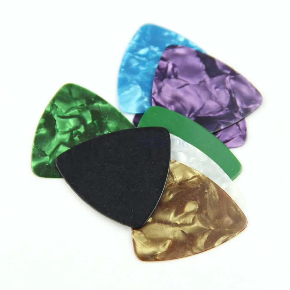 

B39 40 X Acoustic Bulk Celluloid Electric Smooth Guitar Pick Picks Plectrum 0.46mm