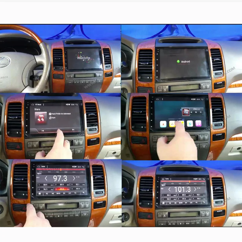 Silverstrong 2Din ips Android8.1 gps автомобильный радиоприёмник для TOYOTA Prado 120 LEXUS GX470 автомобиля