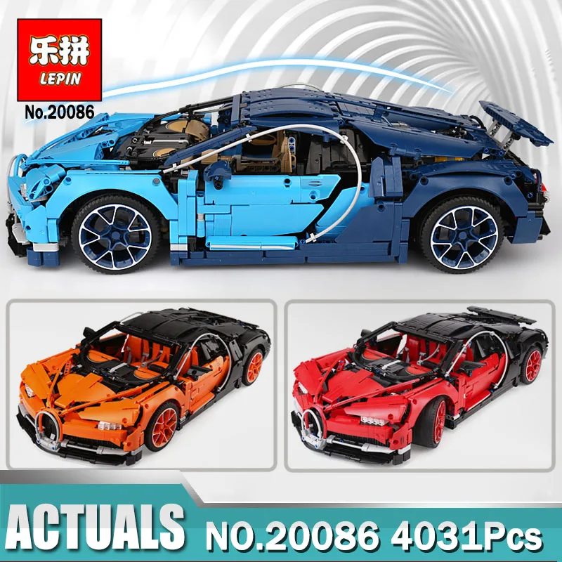 

In Stock DHL Lepin 20086 Technic Chiron Racing Car Building Bricks Children Legoinglys 42083 Boys Christmas Gift Lepin Car Model