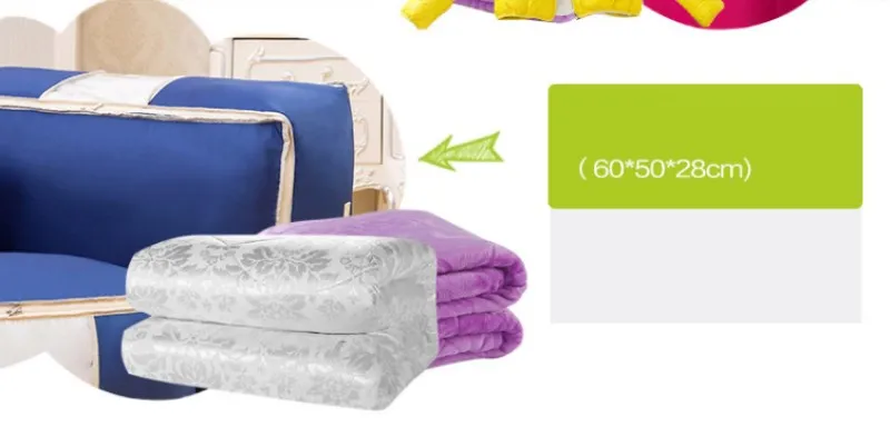 Ткань Оксфорд одеяло сумка для хранения моющаяся очень большая мягкая коробка для хранения стеганая сумка для хранения одежды сортировочная сумка бытовые товары