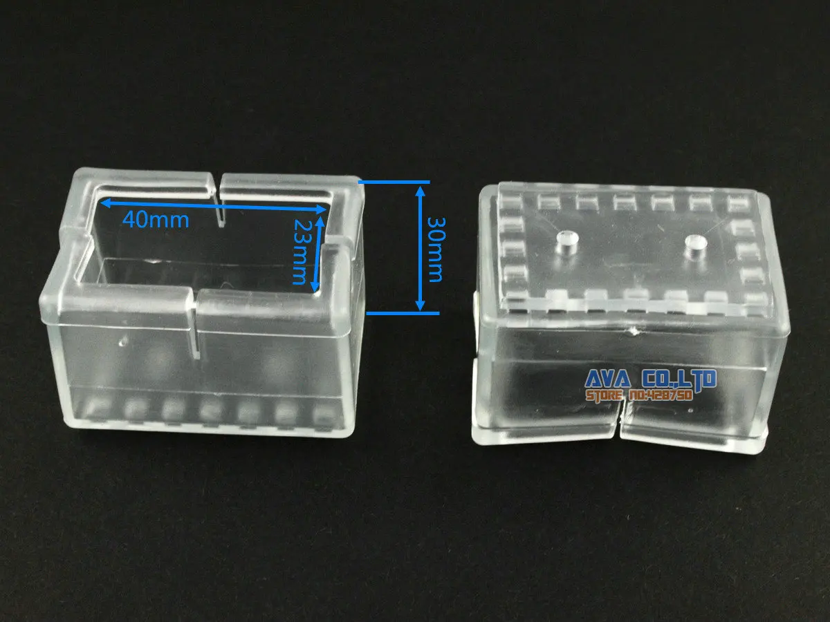 12 шт. 40*23 мм стул стол крышка для ног резиновая защитная накладка для ног прямоугольник