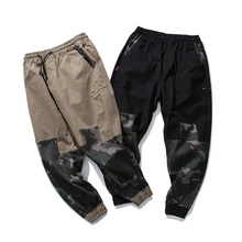 Новая модель японской будет код досуга времени камуфляжная форма сплит-соединение Слаксы девять частей брюки управления 78