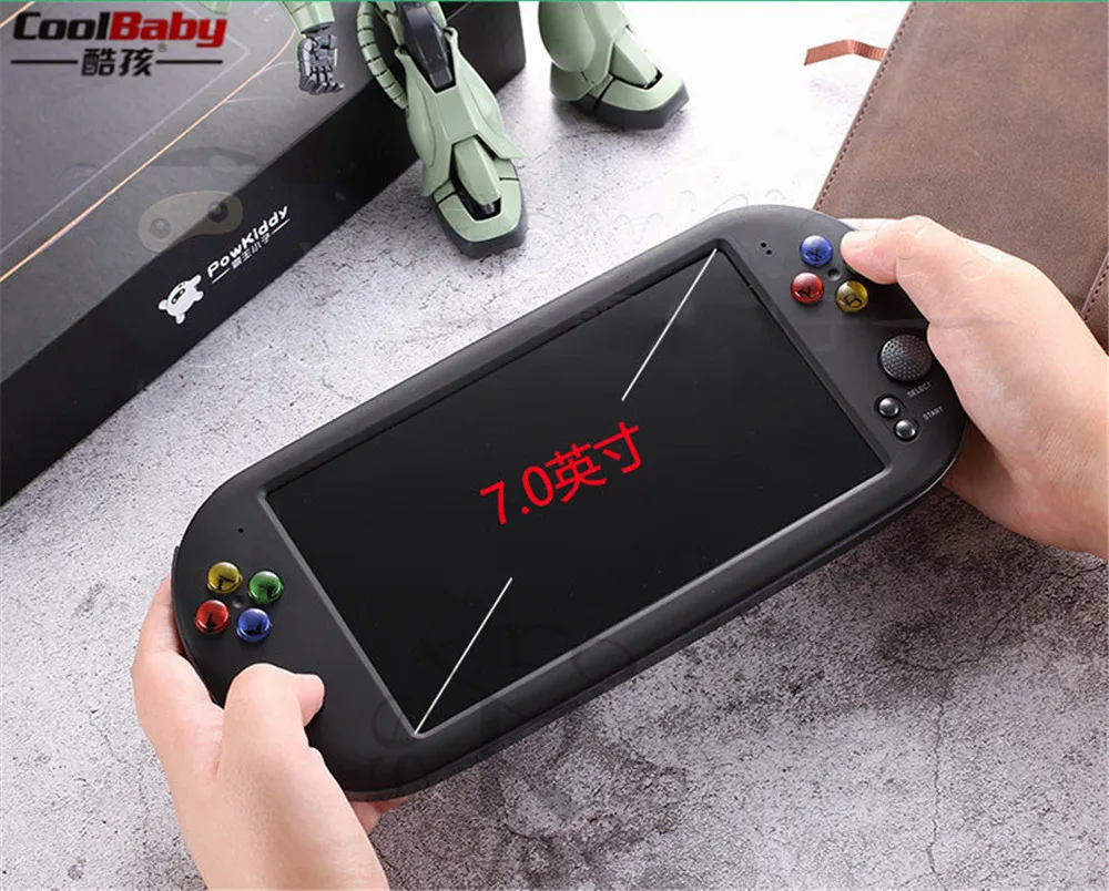 COOLBABY 7 дюймов Портативный игровой консоли портативные игровые с 1500 ретро мини