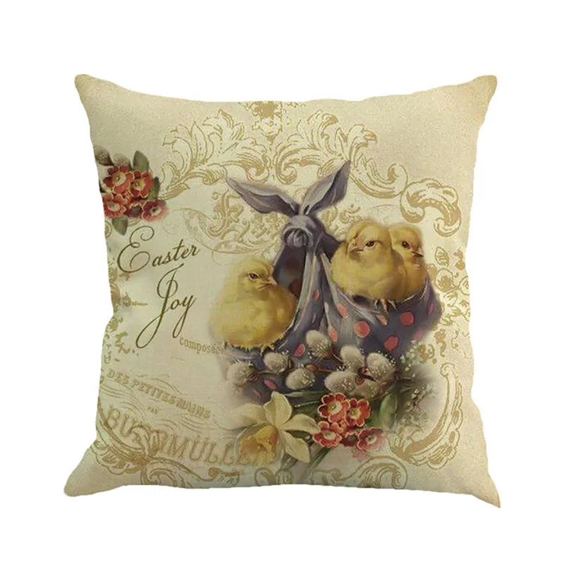 

KXAAXS Easter Sofa 2019 new anime pillow case Bed Home Decoration Festival Pillow Case Cushion Cover kussen hoesjes roos#Y30